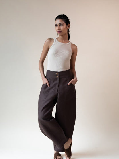 Shell Trousers (Chestnut)