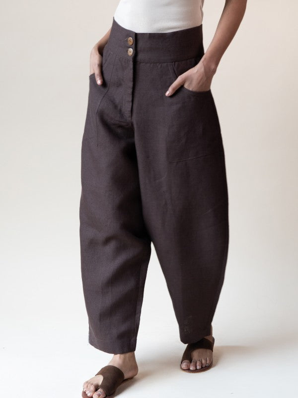Shell Trousers (Chestnut)