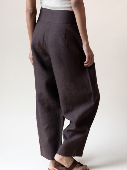 Shell Trousers (Chestnut)
