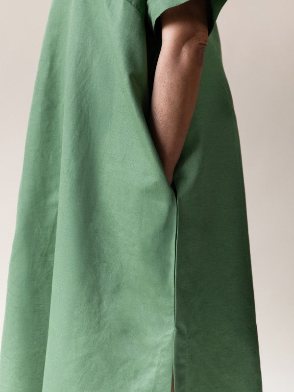 Wisteria Flow Dress (Fern)