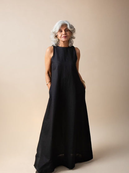 Rosewood Maxi Dress (Shadow)