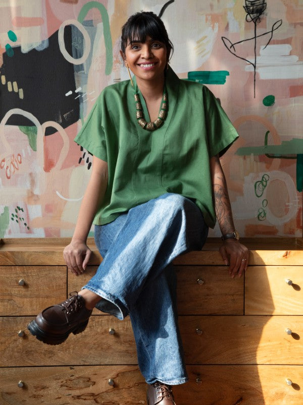 Lush Drape Top (Fern)