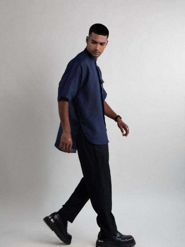 The Brook Shirt (Magpie Blue)
