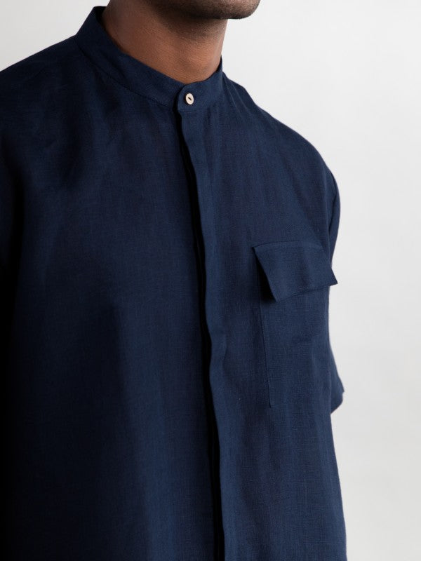 The Brook Shirt (Magpie Blue)