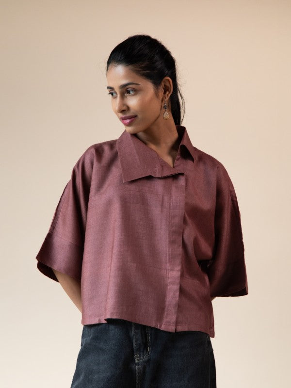 Twisted Vines Shirt (Forest Plum)