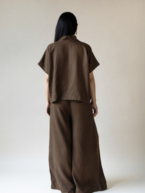 Lush Drape Top (Bark)