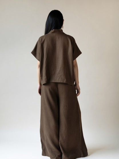 Lush Drape Top (Bark)