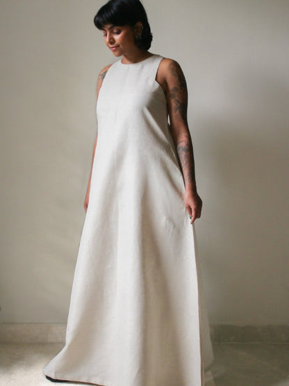 Rosewood Maxi Dress (Stone)