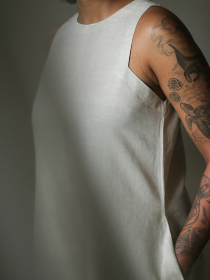 Rosewood Maxi Dress (Stone)
