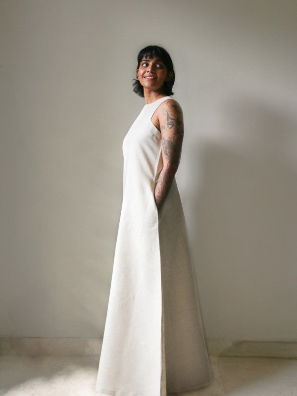 Rosewood Maxi Dress (Stone)