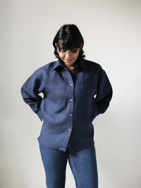 Pinewood Drift Shirt (Magpie Blue) - Image 1