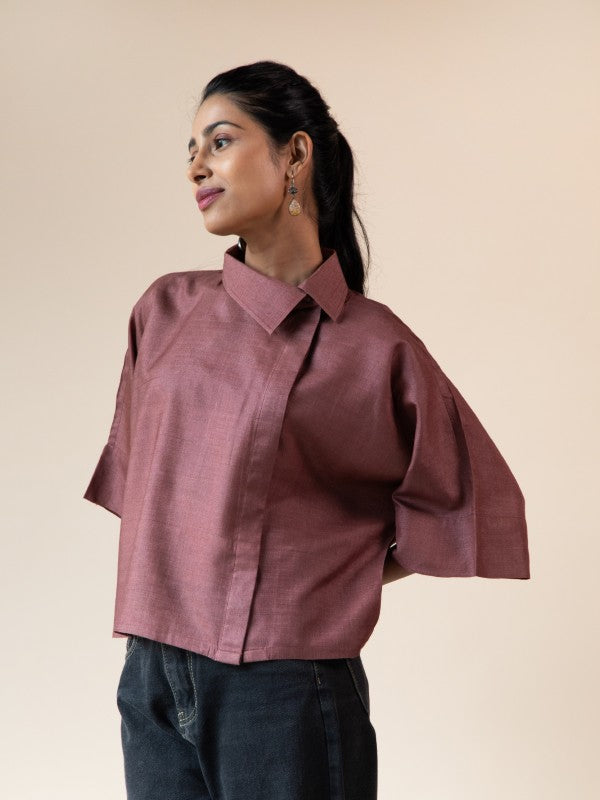 Twisted Vines Shirt (Forest Plum)