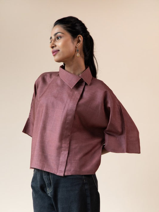 Twisted Vines Shirt (Forest Plum)