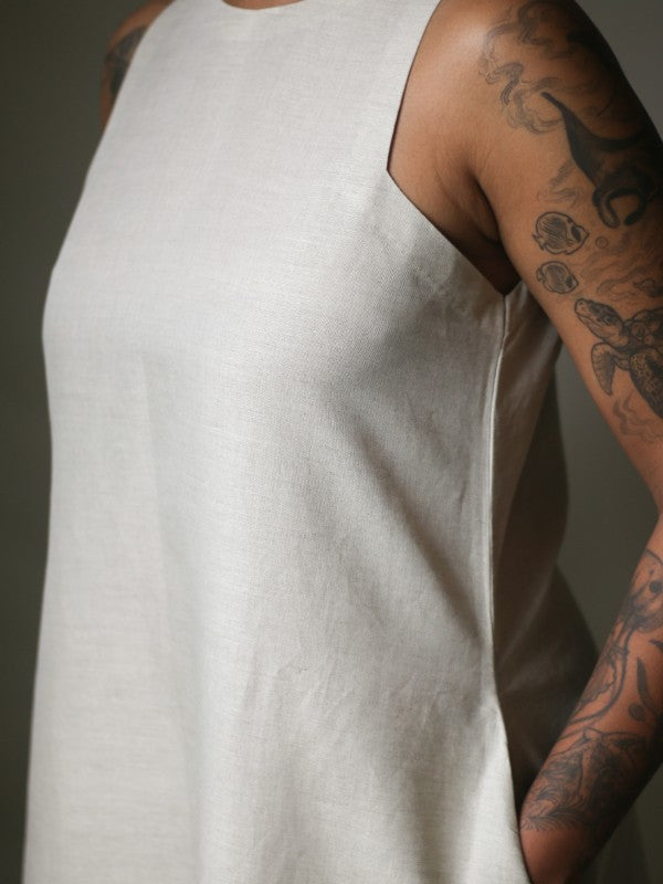 Rosewood Maxi Dress (Stone)