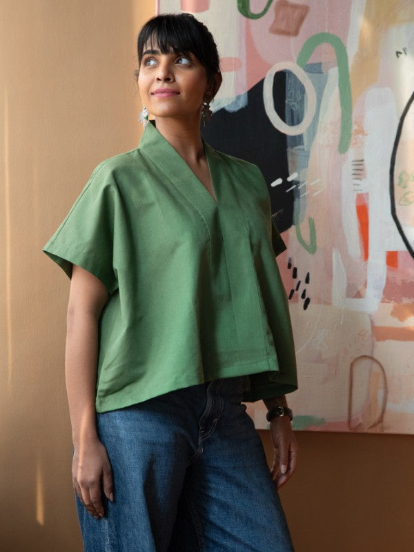 Lush Drape Top (Fern)