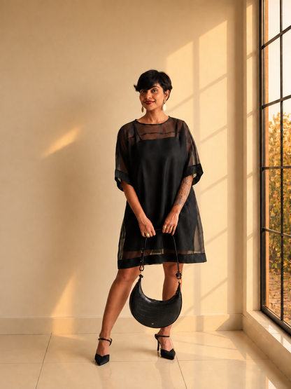 Misty Meadow Mini Dress (Midnight Eclipse)