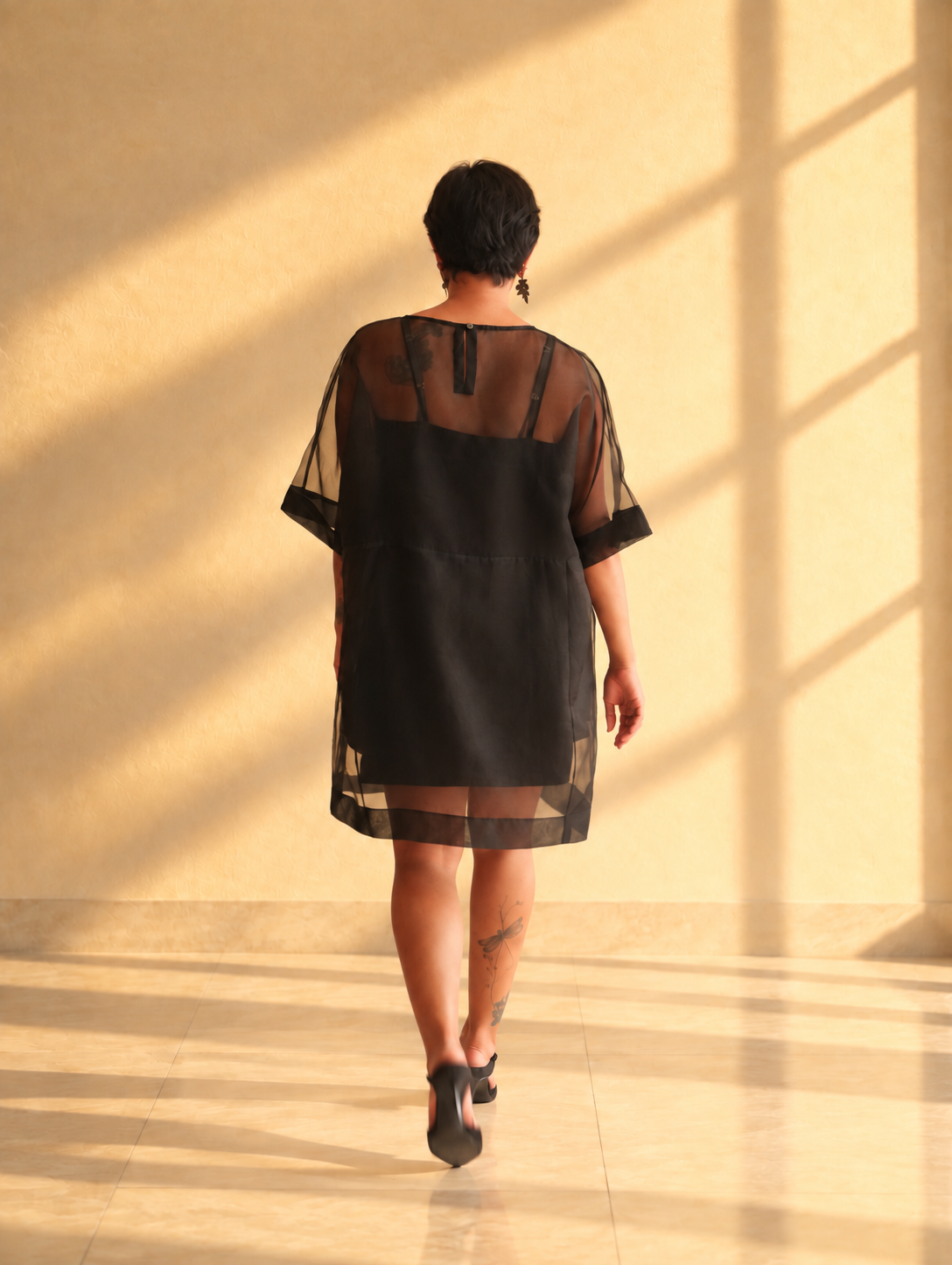 Misty Meadow Mini Dress (Midnight Eclipse)