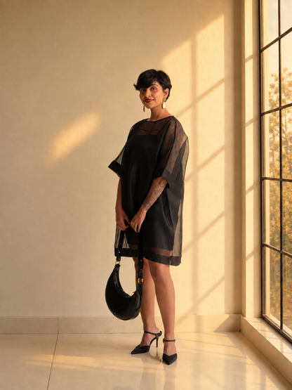 Misty Meadow Mini Dress (Midnight Eclipse)