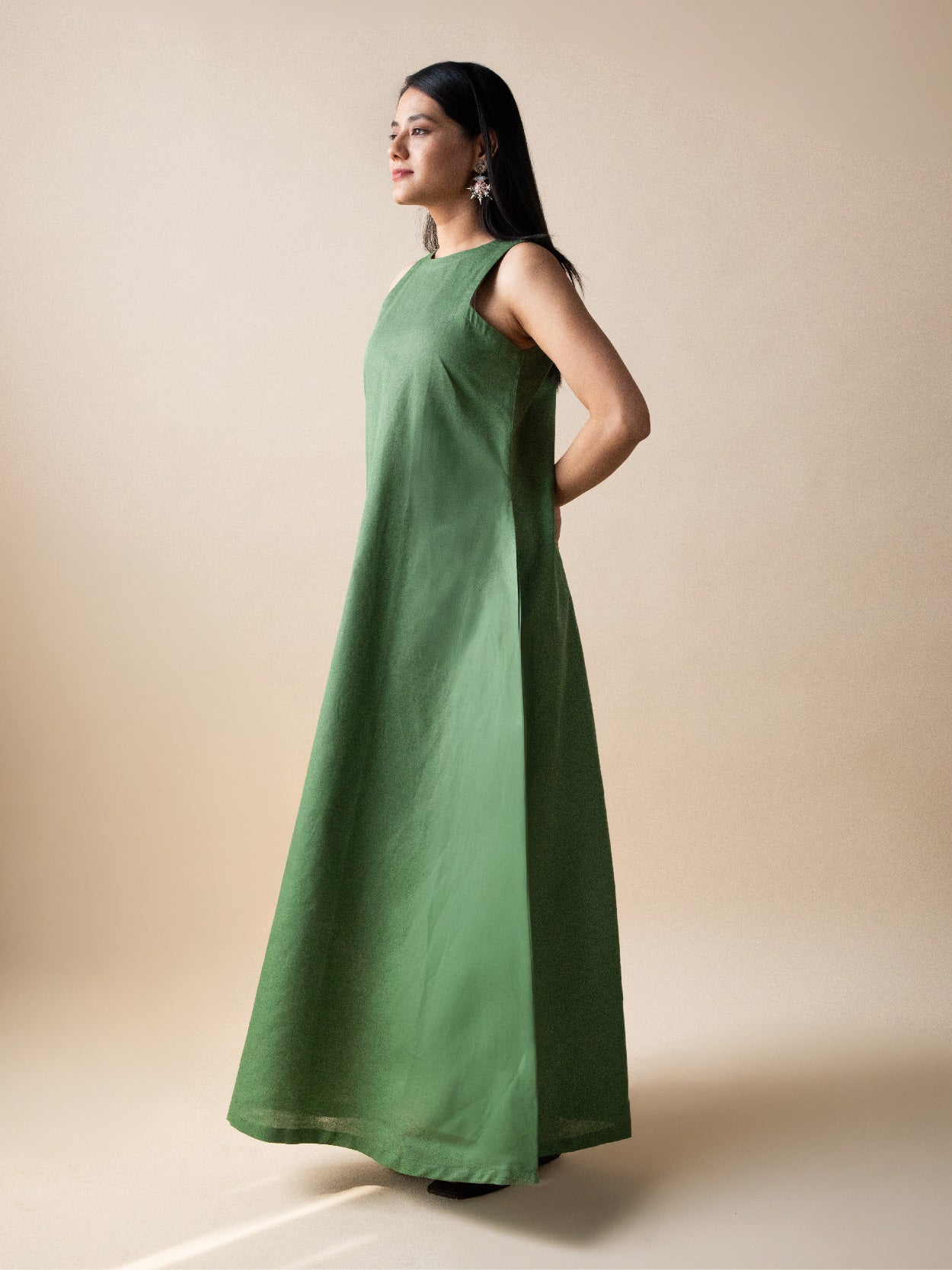 Rosewood Maxi Dress (Fern)