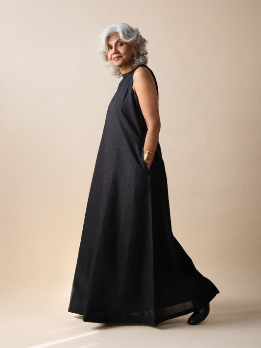Rosewood Maxi Dress (Shadow)
