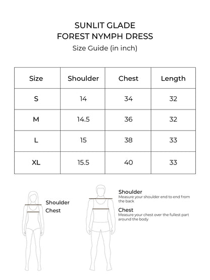 Forest Nymph Dress (Moss)