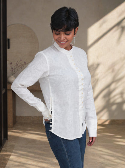 Trellis Shirt (Vanilla)