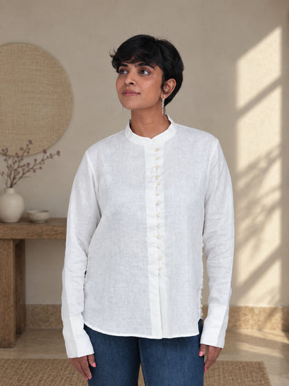Trellis Shirt (Vanilla)