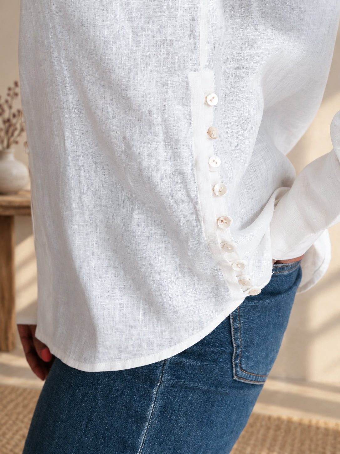 Trellis Shirt (Vanilla)