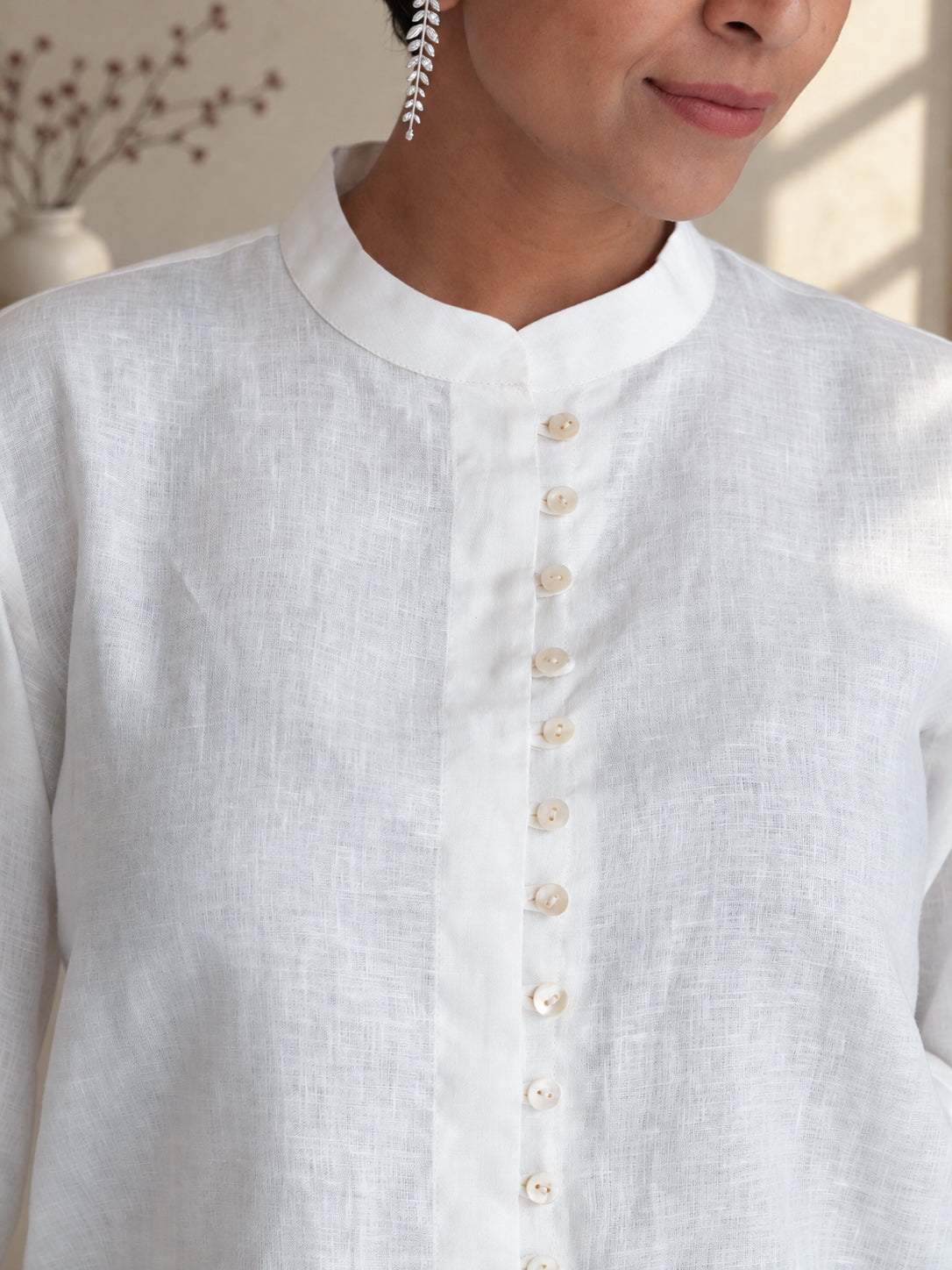 Trellis Shirt (Vanilla)