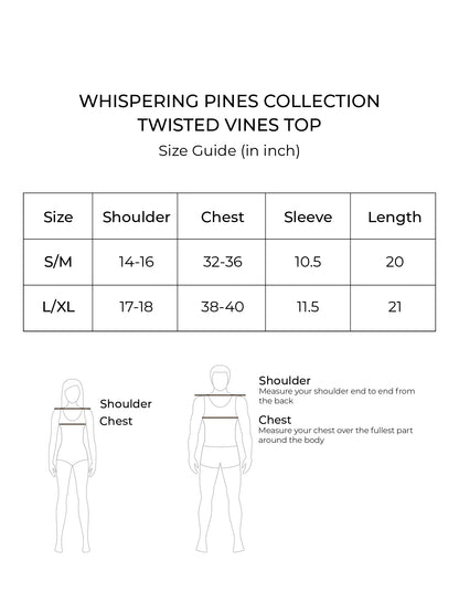 Twisted Vines Shirt (Forest Plum)