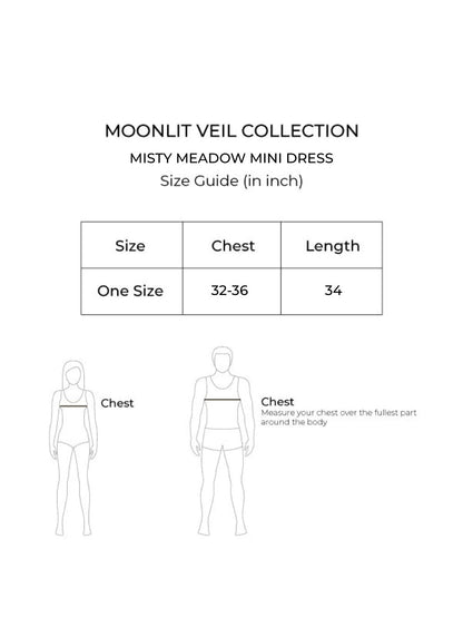 Misty Meadow Mini Dress (Midnight Eclipse)